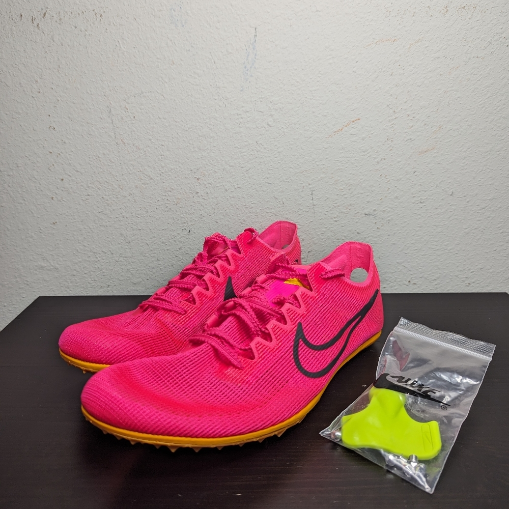 Nike Zoom Mamba 6 Pink Track & Field Distance Spikes DR2733-600 Size 10.5